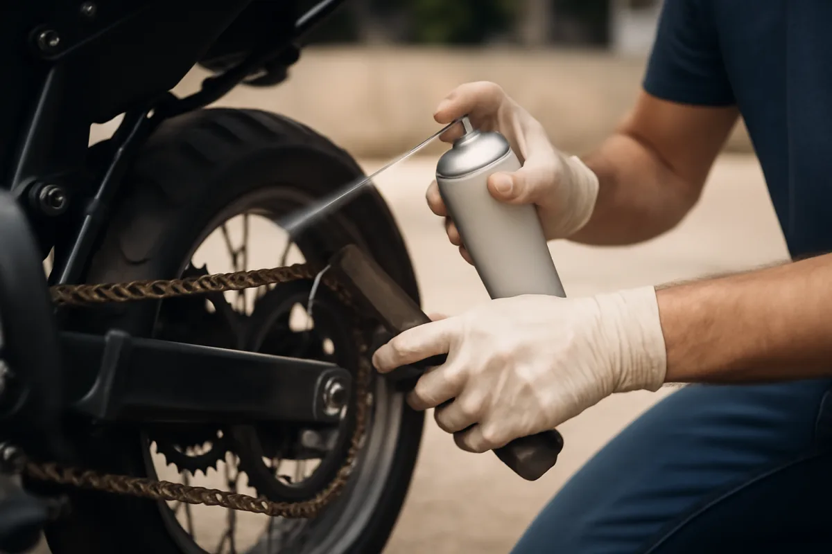 Pulizia della catena moto senza smontarla: metodo efficace che riduce l’usura