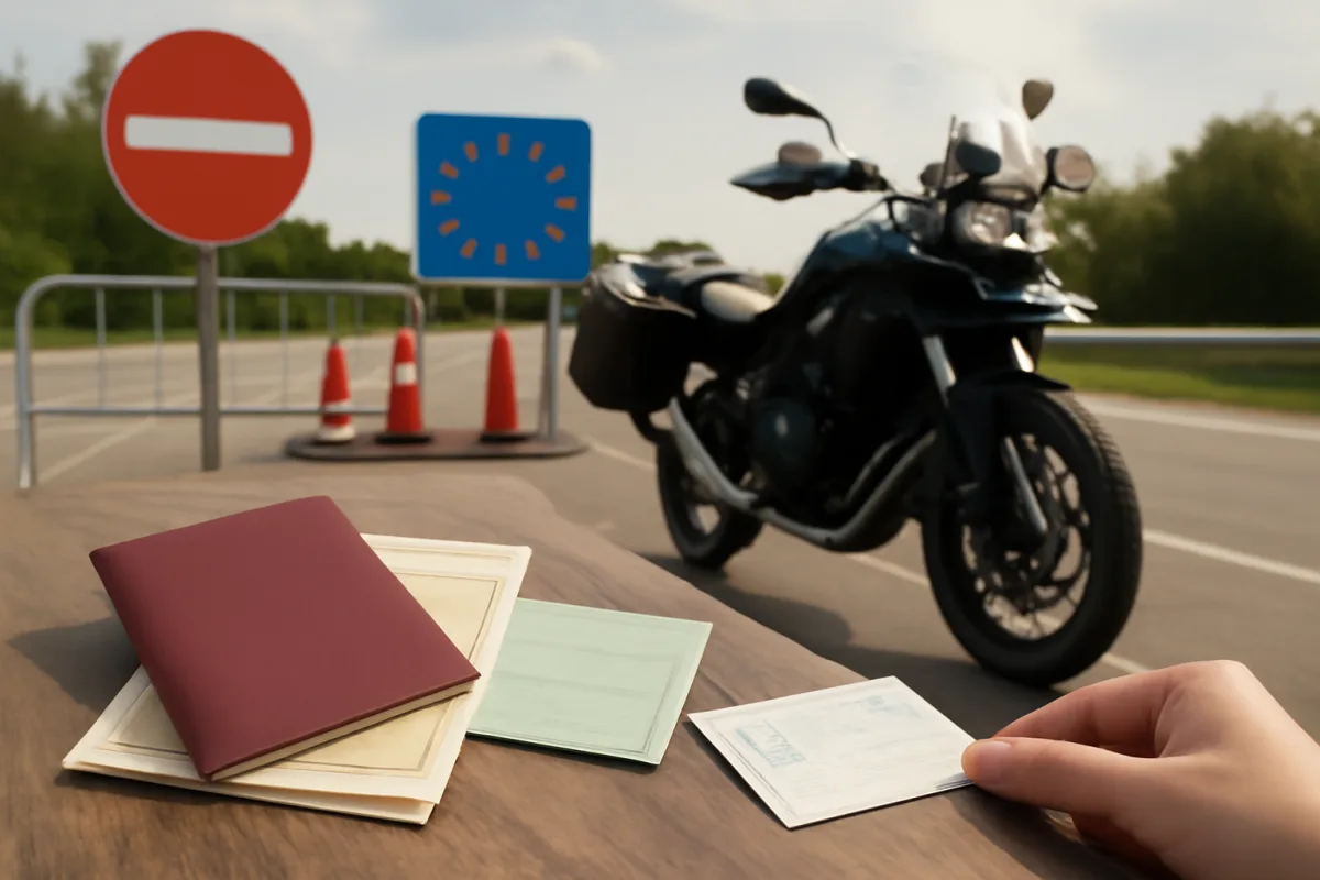 Quali documenti servono per viaggiare in moto all’estero? Eviti multe e blocchi alla frontiera