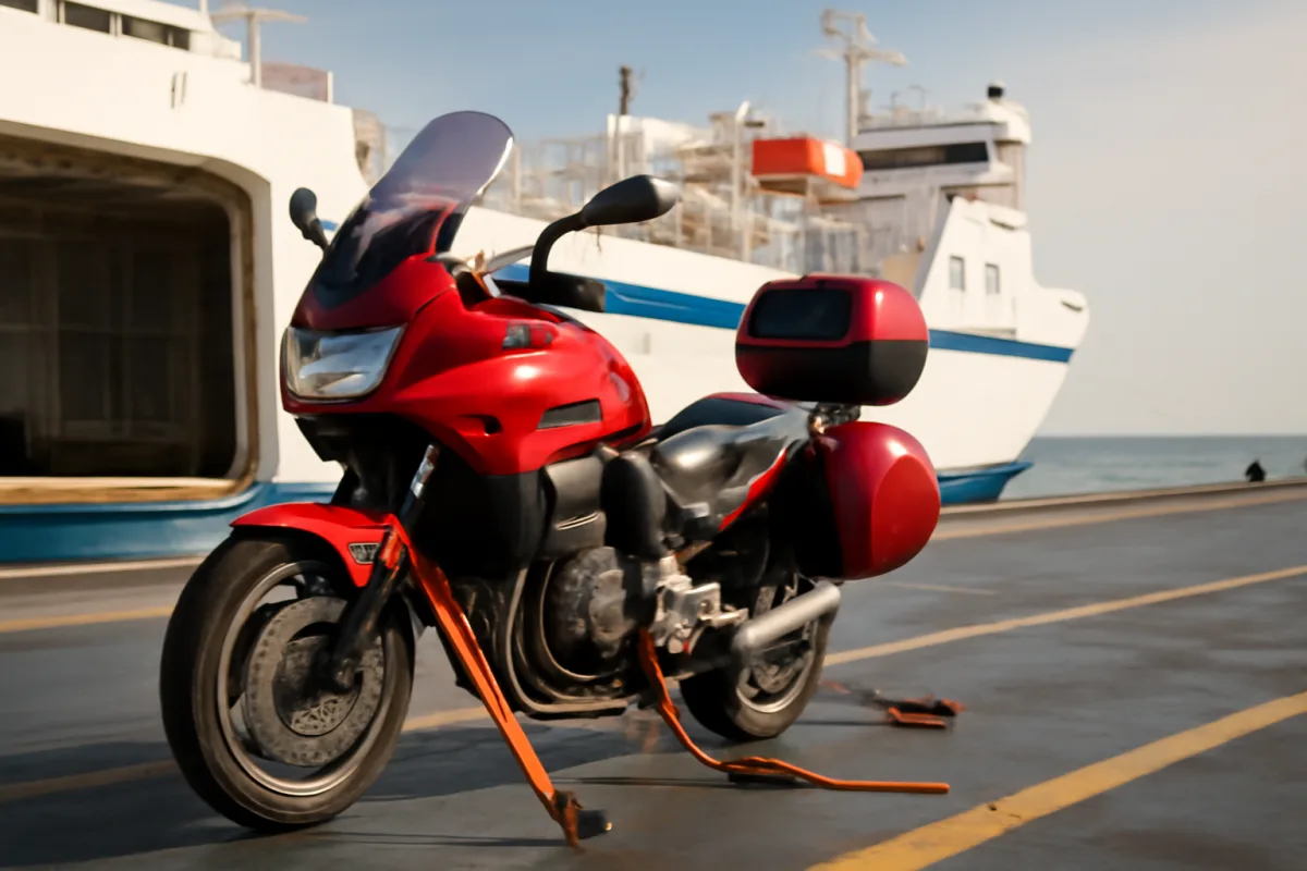 Moto e traghetto: come trasportarla senza rischi sulle principali rotte marittime italiane