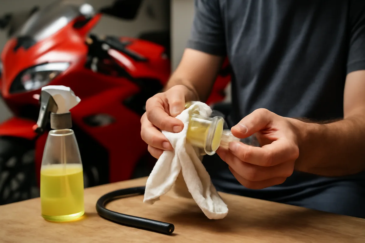 Come pulire il filtro benzina moto senza danni: procedimento pratico per andare sempre al massimo