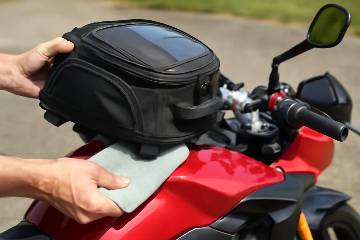 Puoi usare una borsa serbatoio magnetica su ogni moto? Il trucco per evitare danni alla vernice