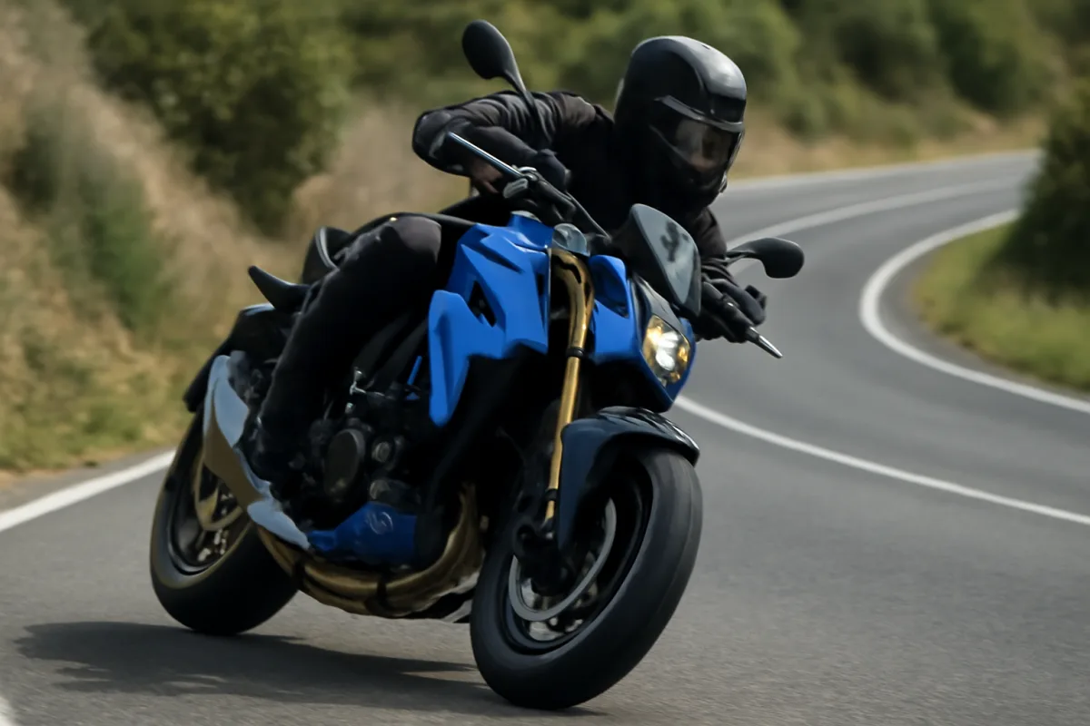 Suzuki GSX-S950 prova dinamica: il dettaglio che cambia la guida in curva