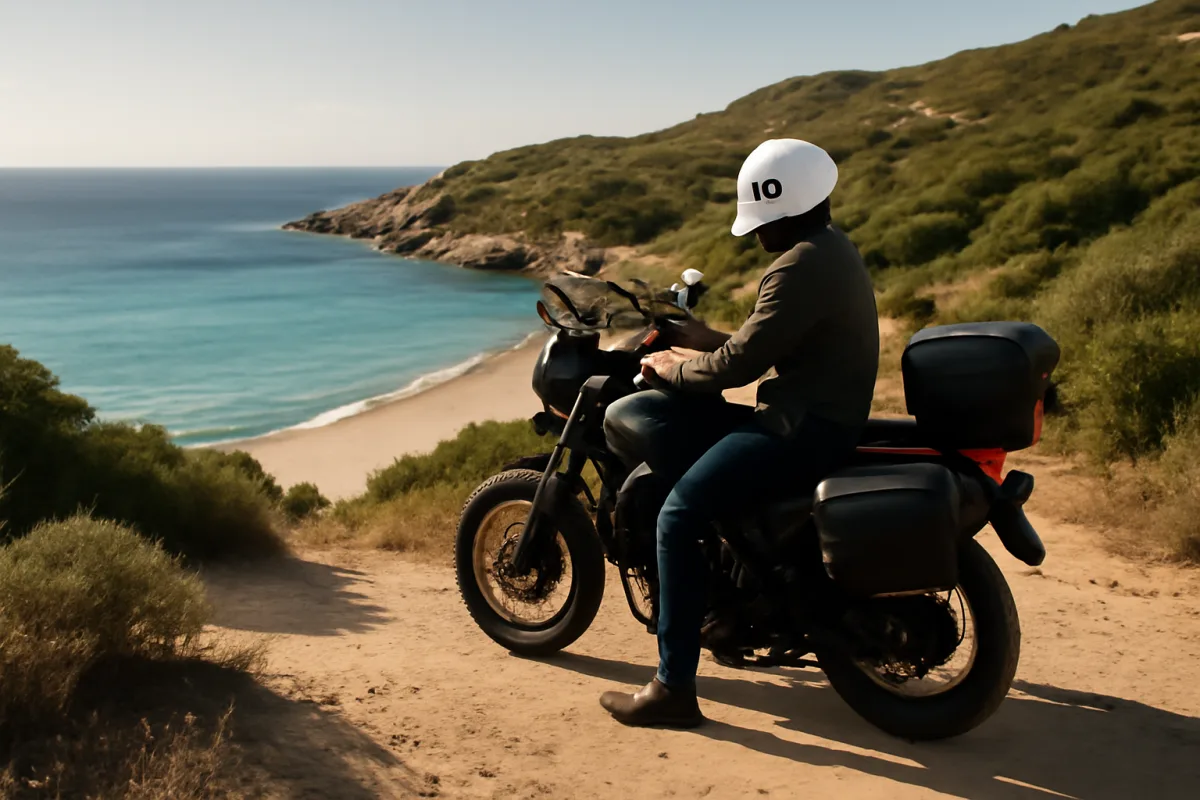 In moto in Sardegna: spiagge raggiungibili solo su due ruote e il fascino della solitudine