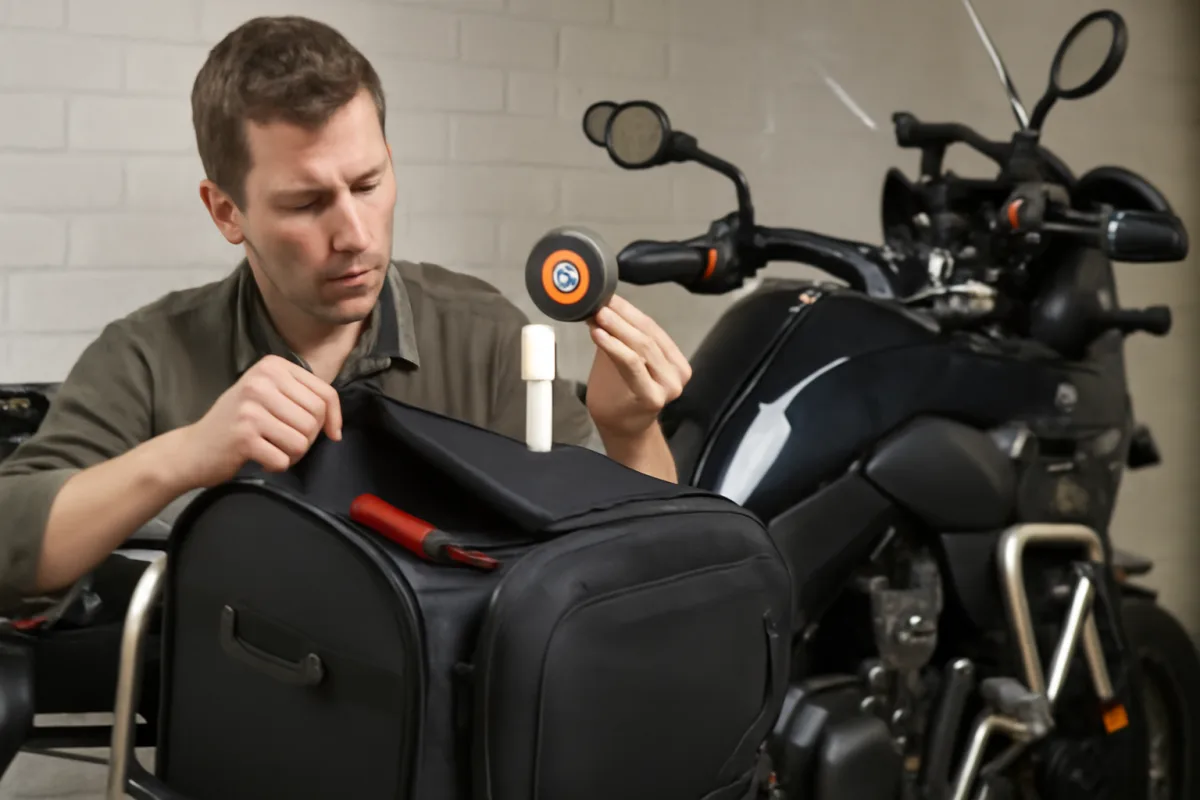 Come scegliere le borse laterali per moto? Il sistema antivibrazione che pochi notano