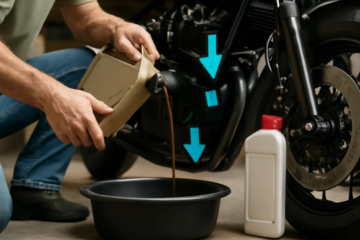 Ogni quanto va cambiato l’olio della moto? Evita danni gravi seguendo la cadenza giusta