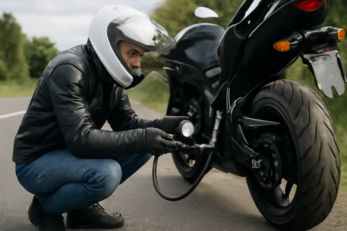 Quando controllare la pressione gomme moto? Prevenire incidenti con un gesto semplice